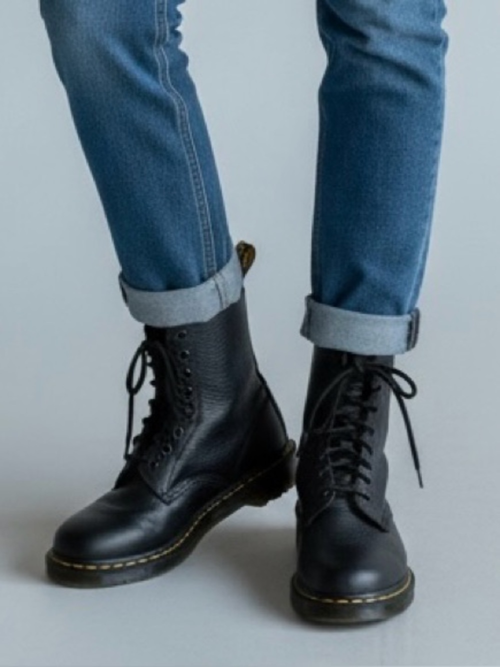 Dr. Martens Pascal Black Leather Boots US 9 Women’s